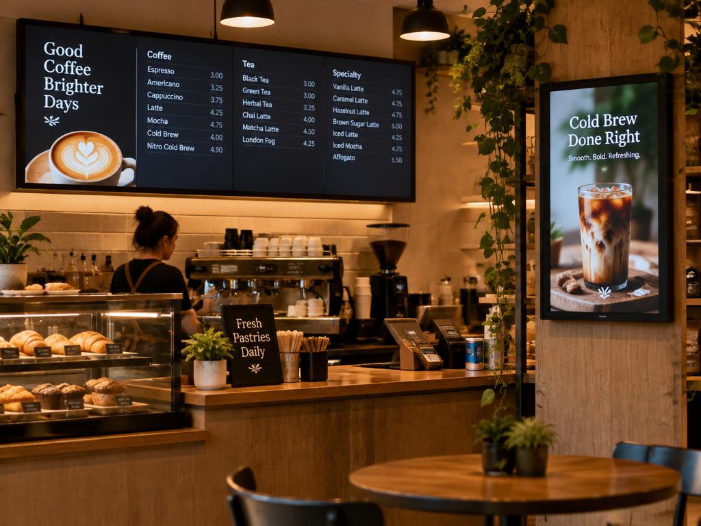 East Sixth Café Menu Board